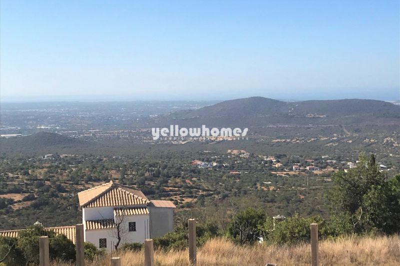 Building land with approved project with stunning sea views near Loule